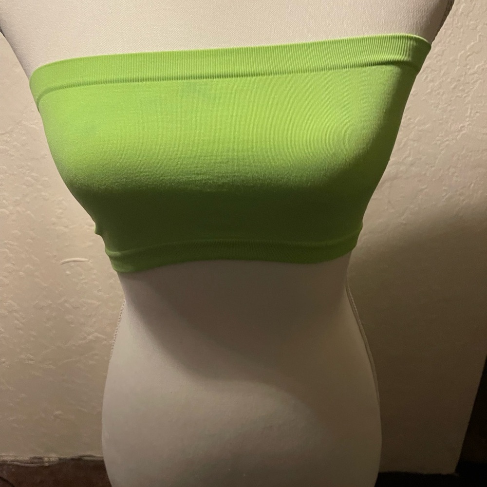 Lime Green Women's Tube Top